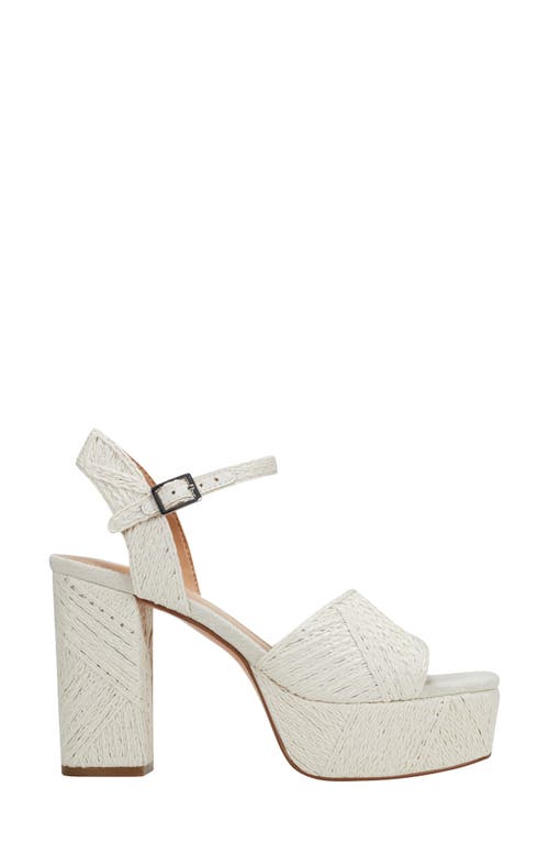 Marc Fisher Ltd Calyn 2 Platform Sandal In Ivory