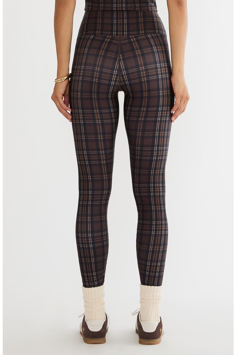 Piper High Waist Leggings, Alternate, color, CHOCOLATE BAR PLAID