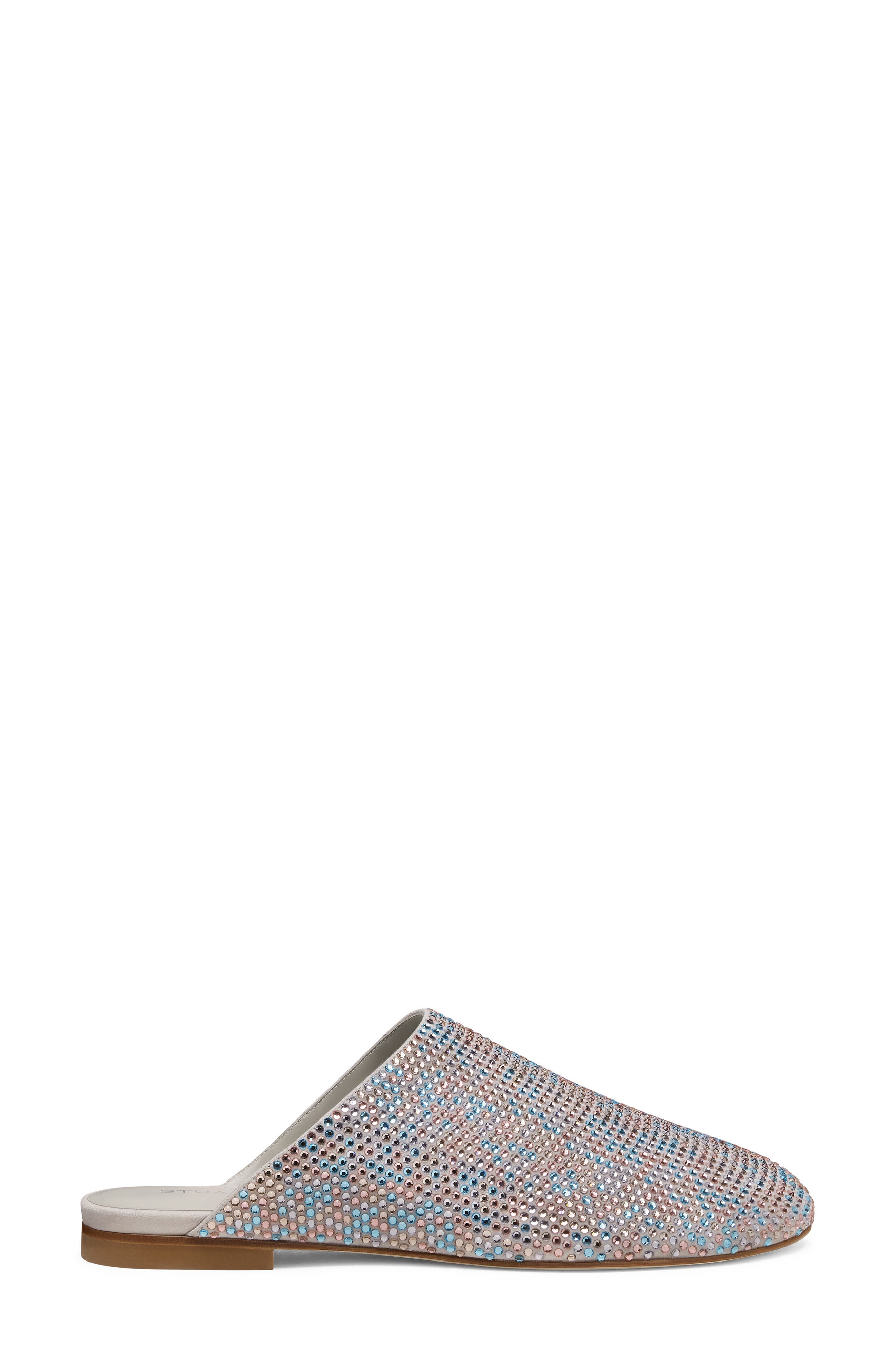 Stuart Weitzman Talia Shine Mule, Alternate, color, Perla
