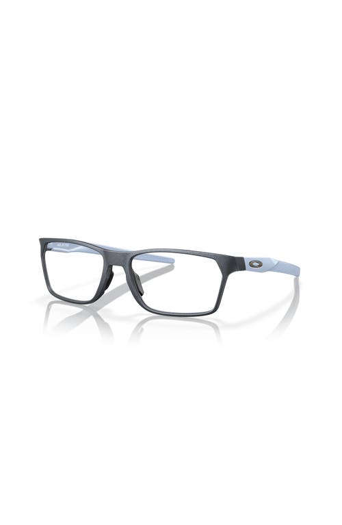 Oakley 57mm Rectangle Optical Glasses In Black