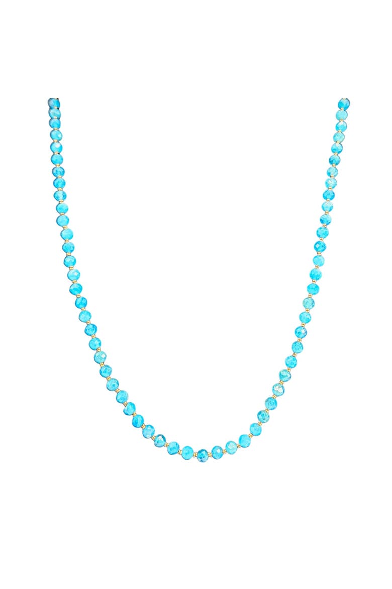 Apatite Necklace, Main, color, Blue