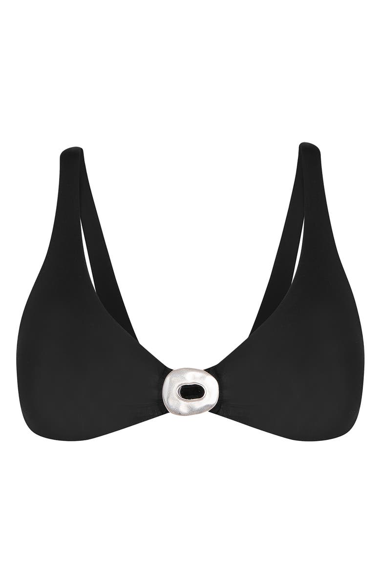 ViX Paula Hermanny Sama Mayra Bikini Top, Alternate, color, Black