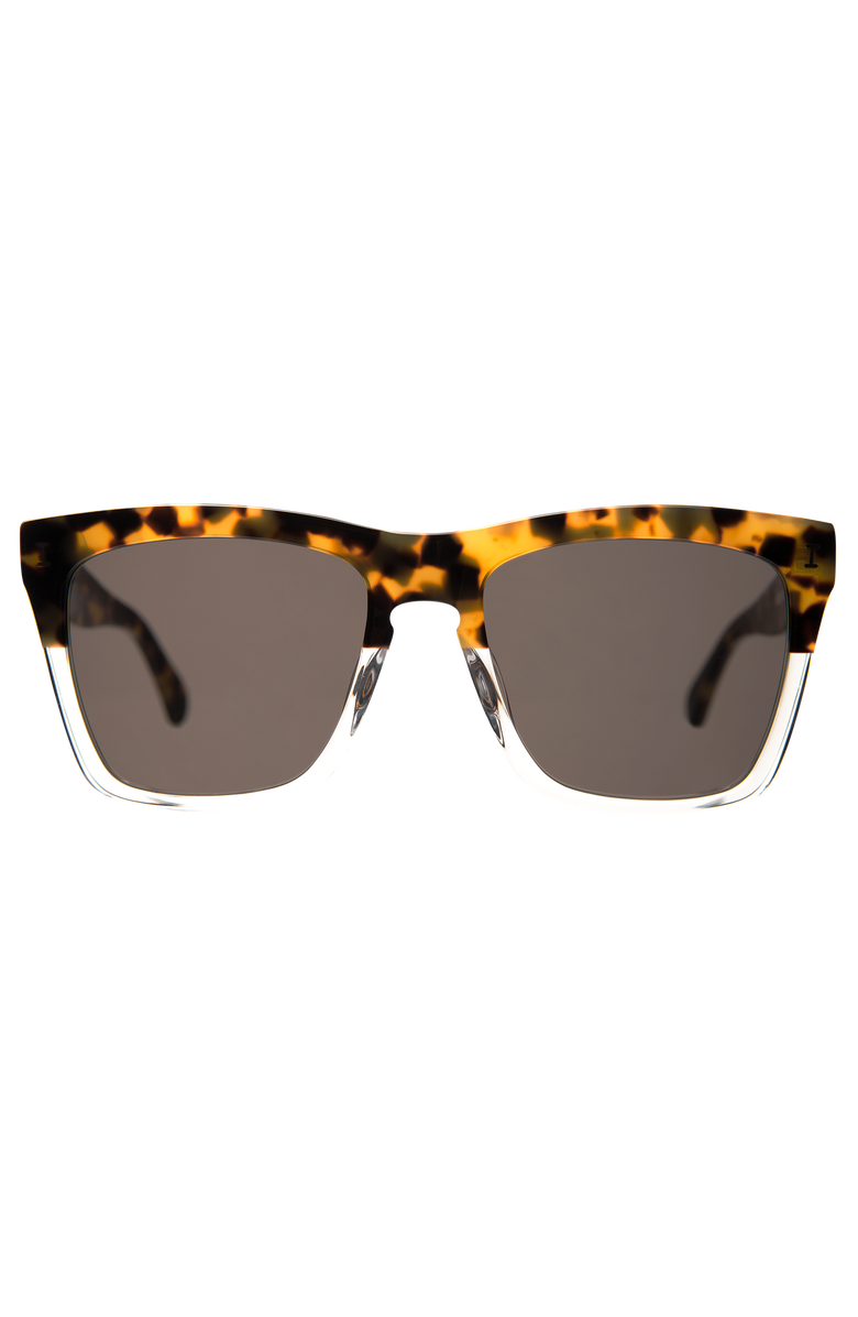 Illesteva Los Feliz Sunglasses, Main, color, Half/Half Tortoise
