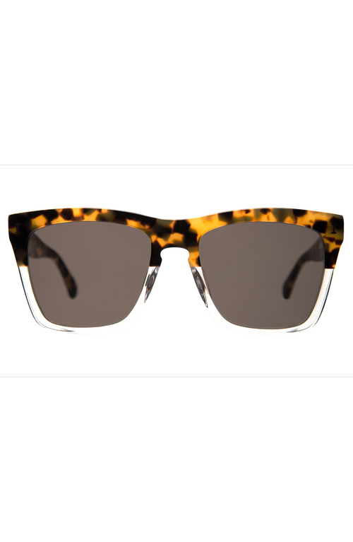 Illesteva Los Feliz Sunglasses In Half/half Tortoise