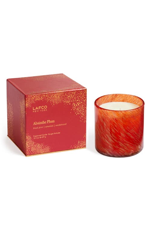 Lafco Absinthe Plum Signature Candle In Red