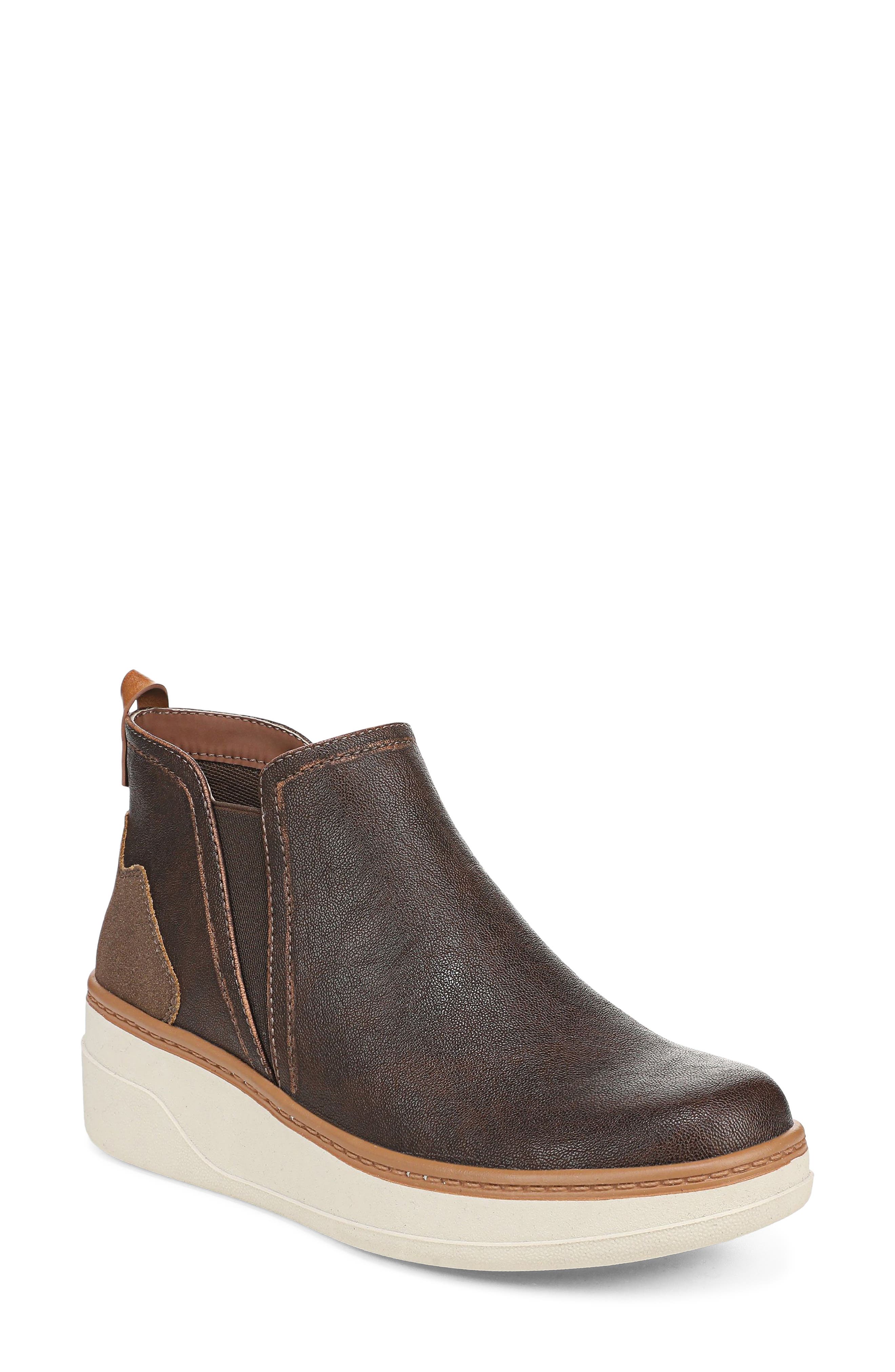BROWN FAUX LEATHER