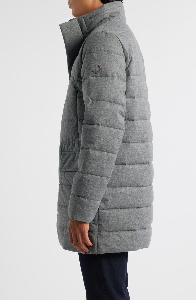 Save The Duck Gordon Puffer Jacket with Stowaway Hood, Alternate, color, Mid Grey Melange
