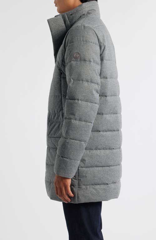 Save The Duck Gordon Puffer Jacket With Stowaway Hood In Gray