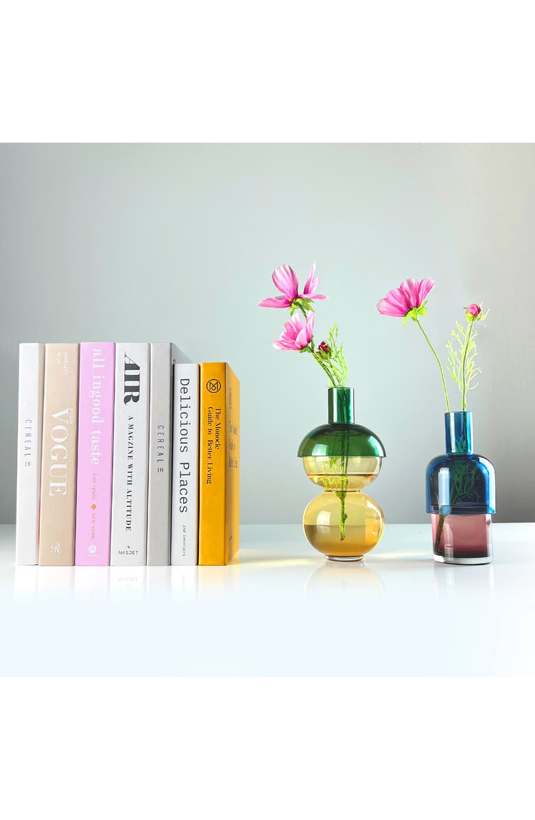 CLOUDNOLA Set of 2 Reversible Vases, Alternate, color, Multi