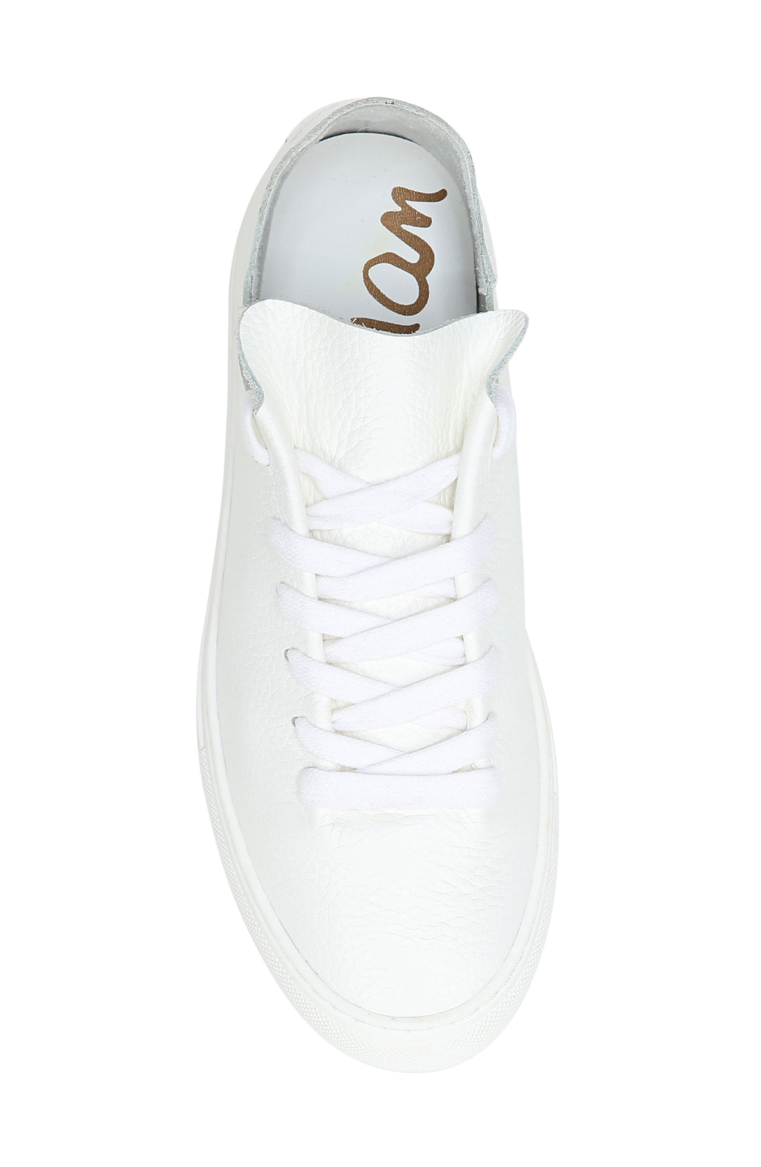 Poppy Sneaker, Alternate, color, WHITE
