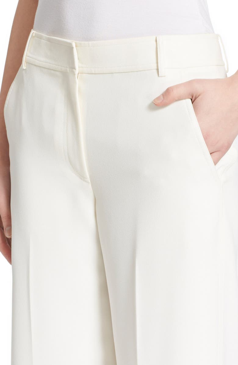 alexanderwang.t T by Alexander Wang Wide Leg Crepe Trousers, Alternate, color, 