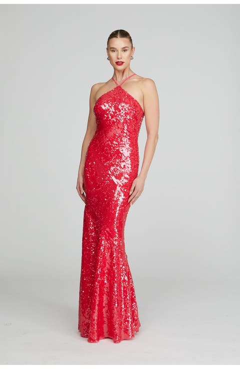 Regine Sequins Gown