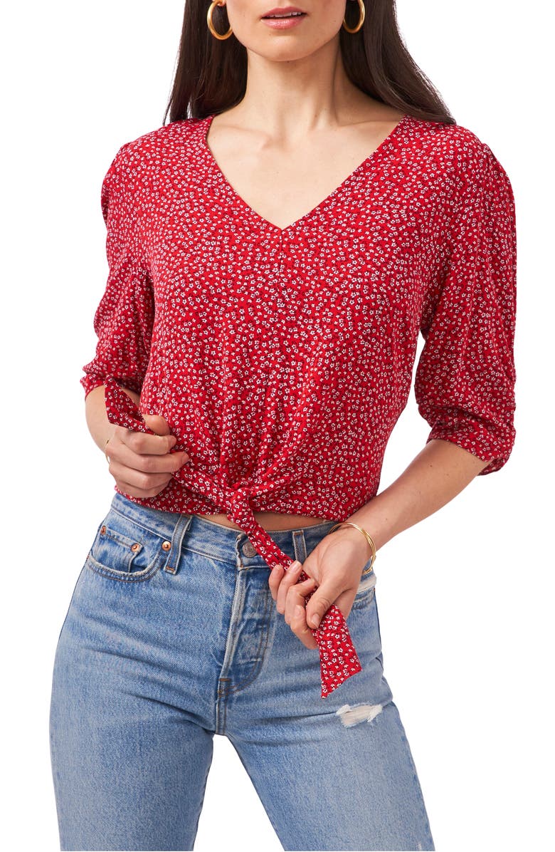 1.STATE Tie Front Top, Alternate, color, 