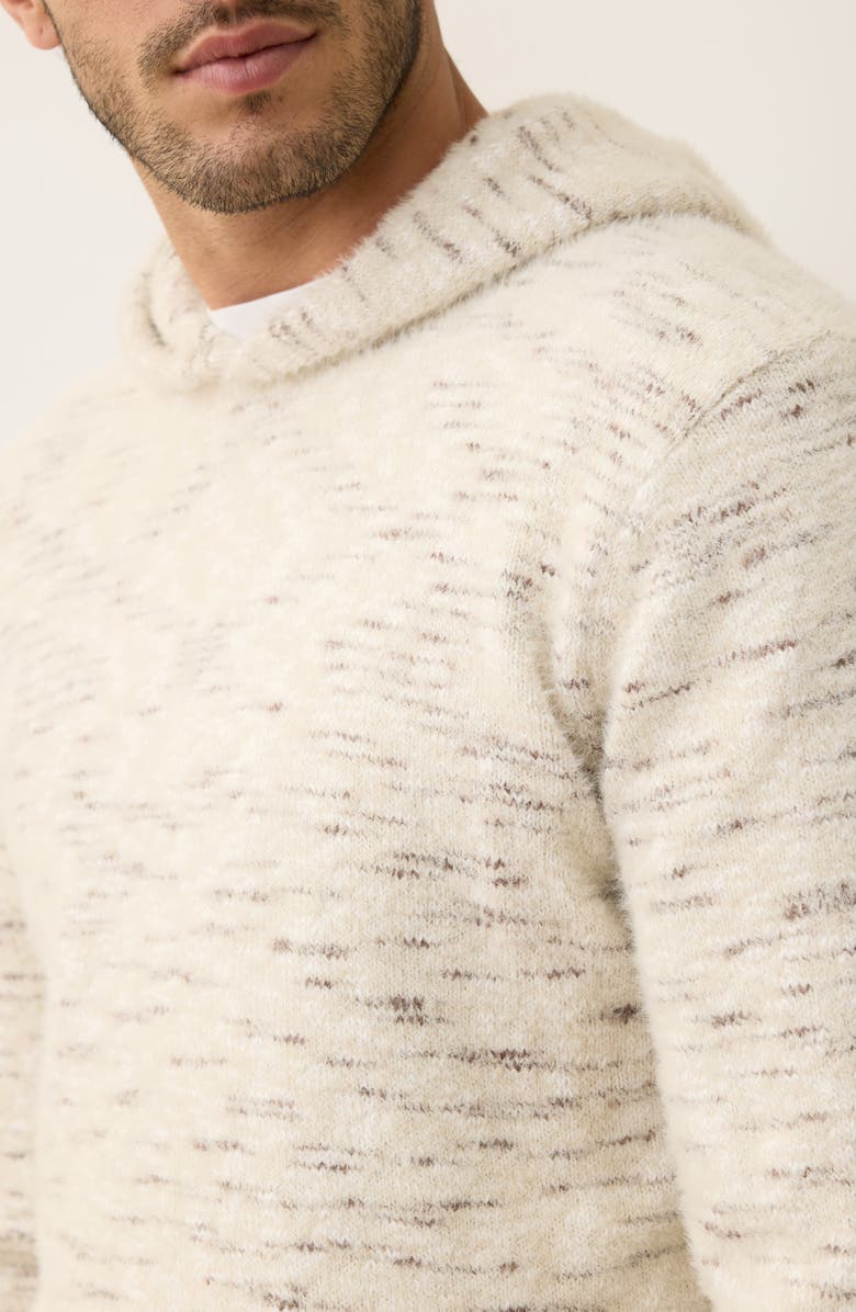 Marine Layer Wilder Hooded Sweater, Alternate, color, Natural Geo