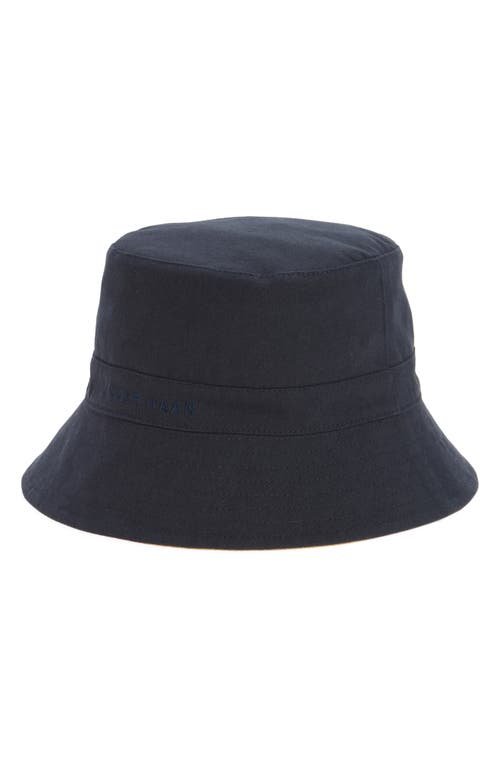 Cole Haan Embroidered Reversible Cotton Bucket Hat