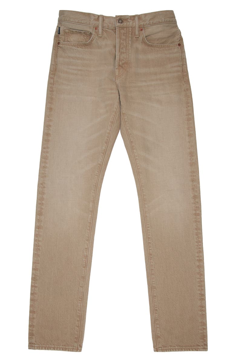 TOM FORD Slim Fit Jeans, Alternate, color, Dark Sand
