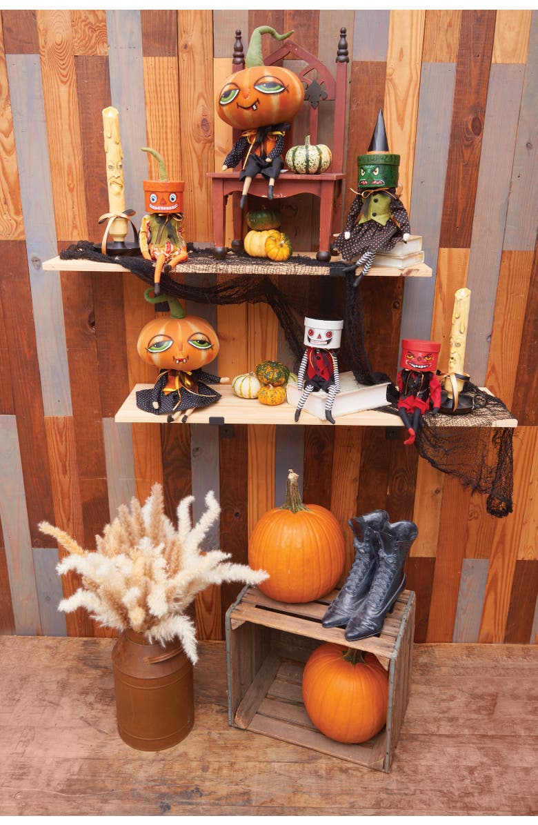 Gallerie II Genny Halloween Figure, Alternate, color, Black