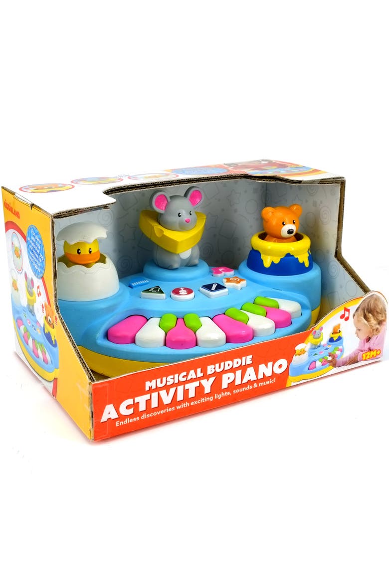 Activity Piano Musical Buddies, Alternate, color, Multicolored