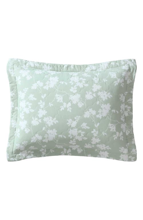 Laura Ashley Adorabelle 3-piece Twin Quilt & Sham Set In Green