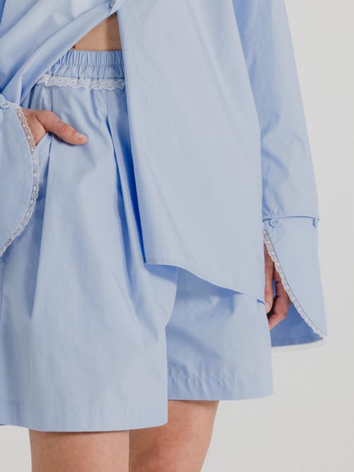 Alas Poplin Shorts In Blue