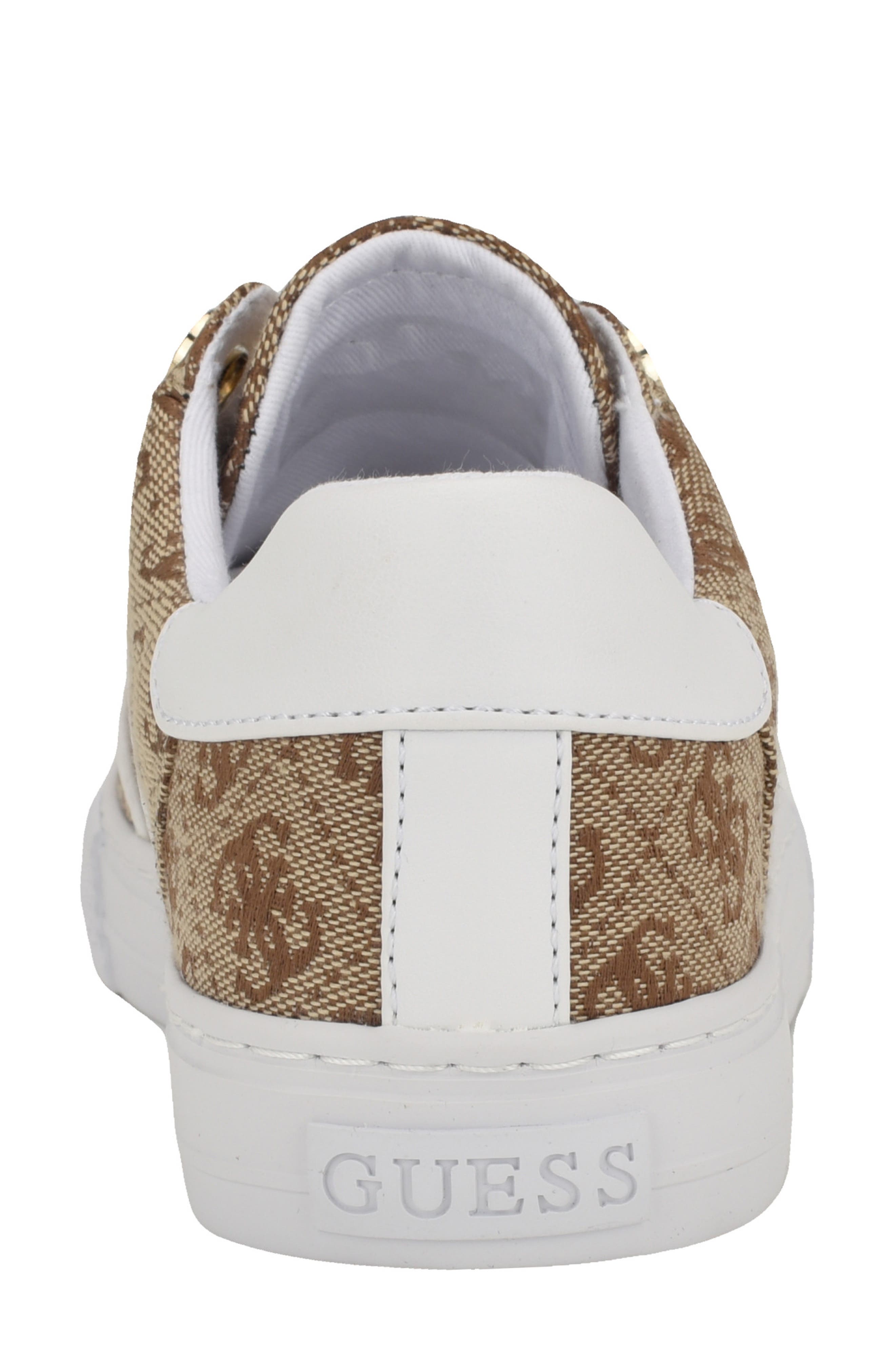 GUESS Loven Sneaker, Alternate, color, Brown Logo