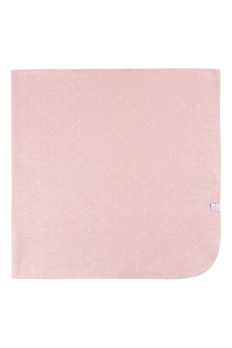 Pink Cotton Flannel Swaddles 4-Pack, Alternate, color, Floral