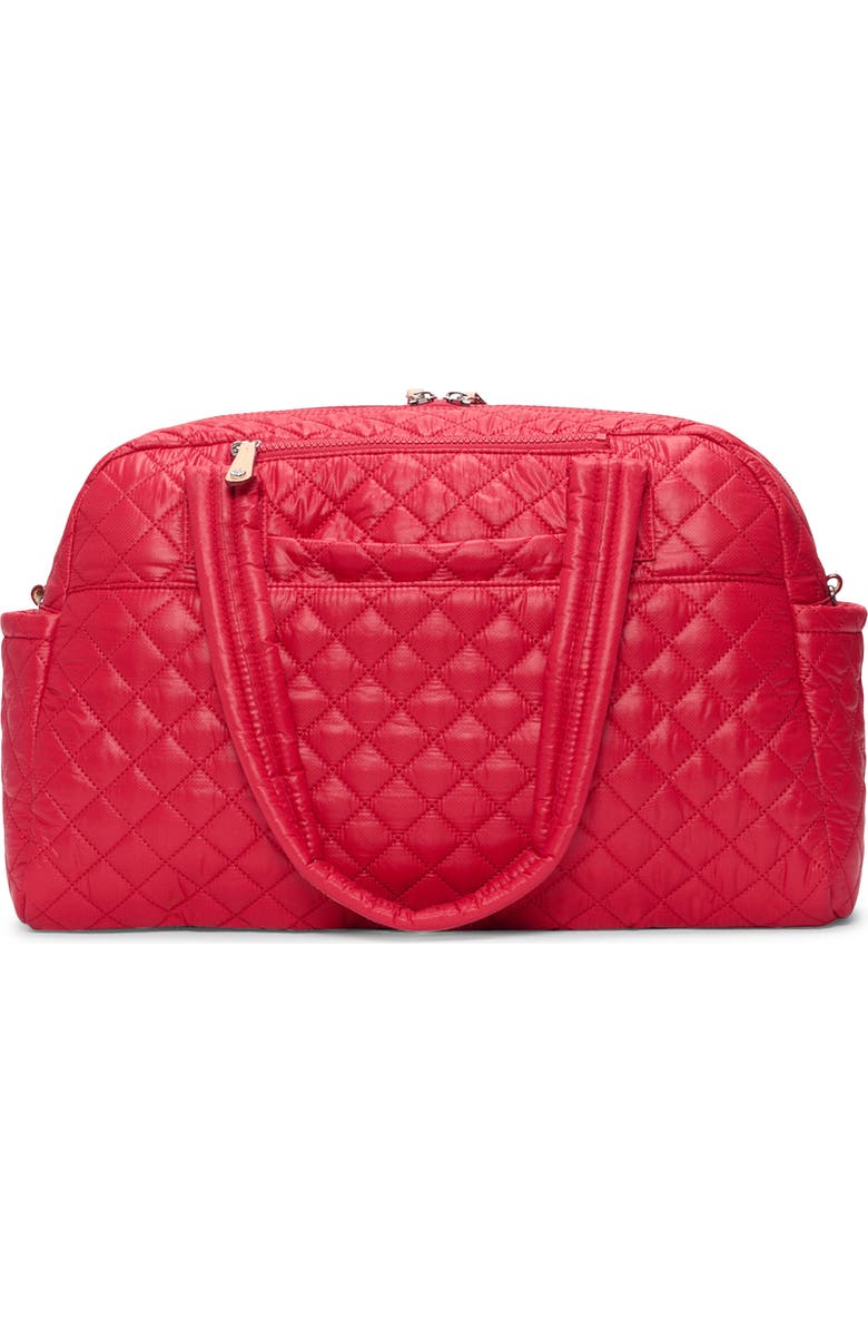 MZ Wallace Jimmy Deluxe II Quilted Nylon Duffle Bag, Alternate, color,