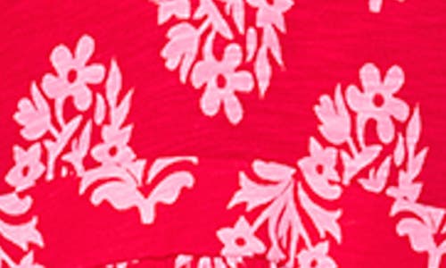 Shop Boden Piper Floral Short Sleeve Cotton Blend Jersey Dress