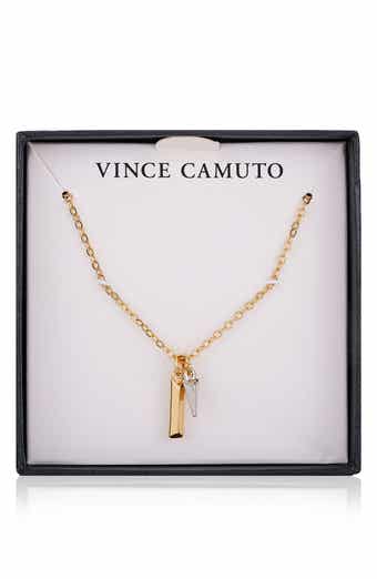 Vince Camuto Two-Tone Charm Pendant Necklace