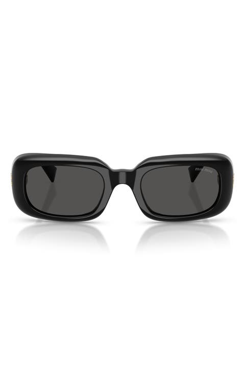 52mm Rectangular Sunglasses