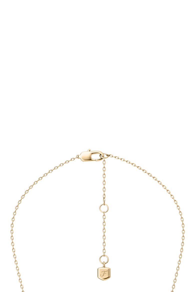 Merrit Northlight Mother of Pearl Pendant Necklace, Alternate, color, GOLD