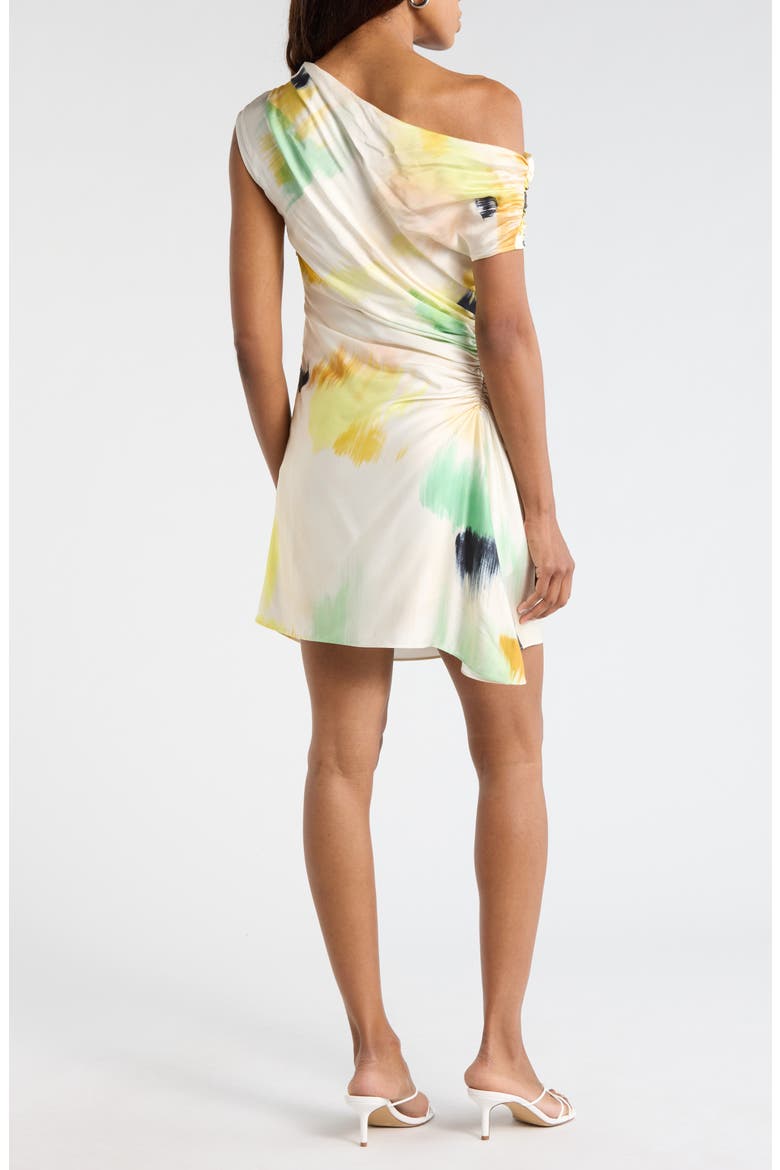 Poppy Short Sleeve Ruched Minidress, Alternate, color, FLORAL MULTI
