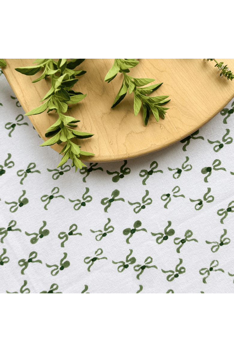 Bows Napkins - Set of 4, Alternate, color, Sage & Evergreen