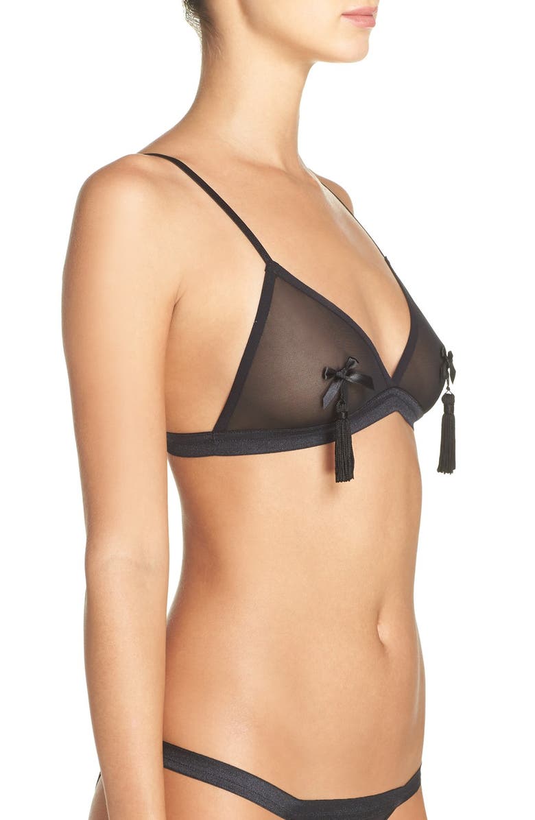 Hanky Panky Tassel Triangle Bralette, Alternate, color,