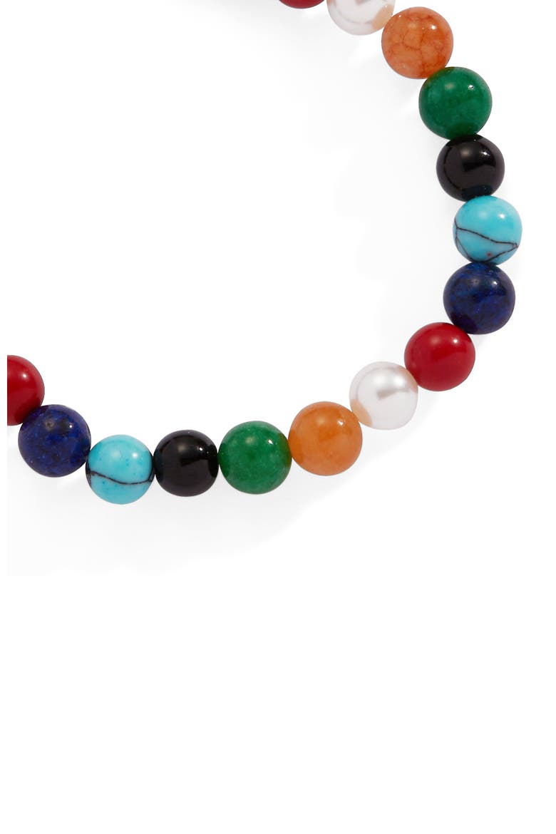 Moonlight Beach Beach Beaded Stretch Bracelet, Alternate, color, Multi