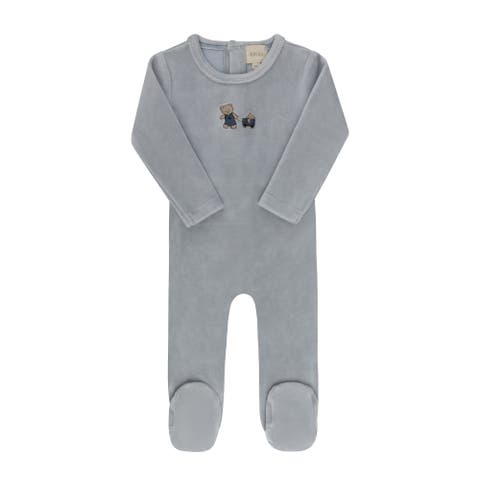 Embroidered Bear Collection Collection - Footie
