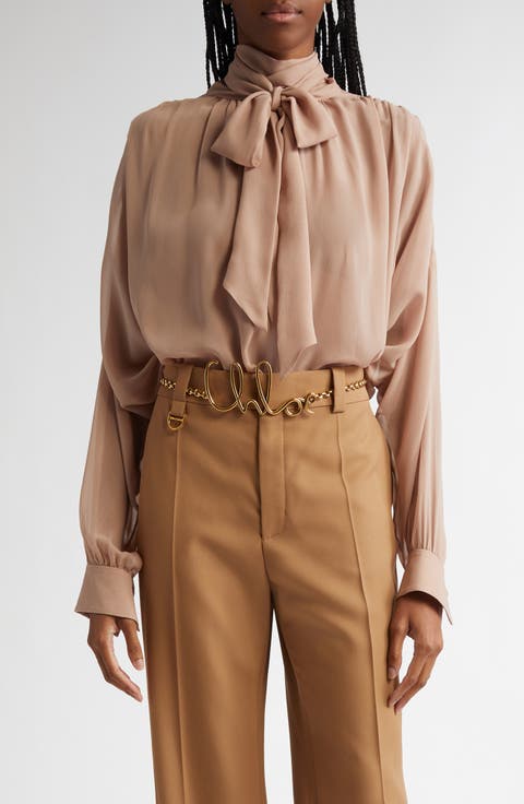 Chloe - Chloé ribbon blouse. Project Cece | Chloe Silk Blouse