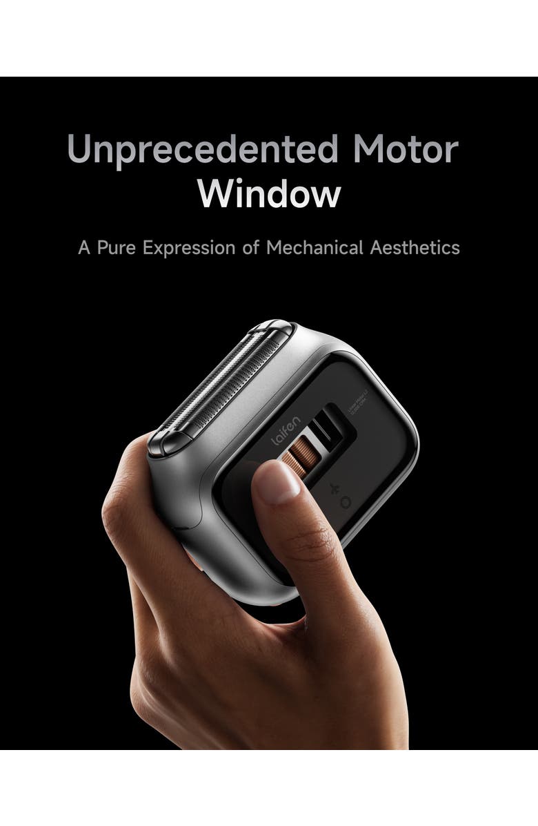 Laifen P3 Pro 3-Blade Electric Shaver with Linear Motor, Alternate, color, Silver