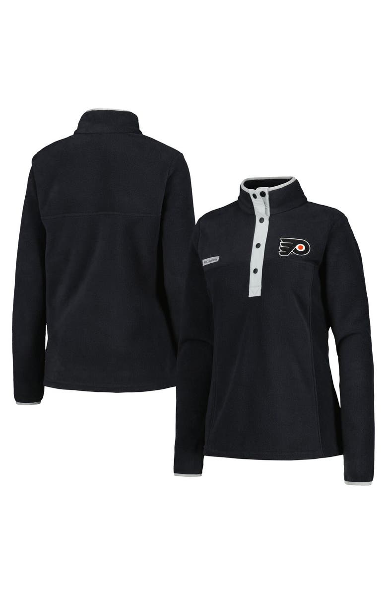 Columbia Women's Columbia Black Philadelphia Flyers Benton Springs Half-Snap Jacket, Alternate, color, 