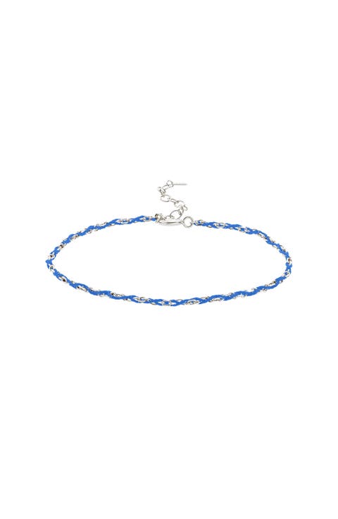 Sterling Silver 18k Gold Plated Katarina String Bracelet