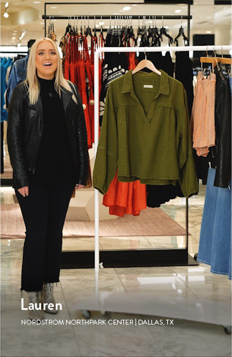 Yucca Double Cloth Top, sales video thumbnail