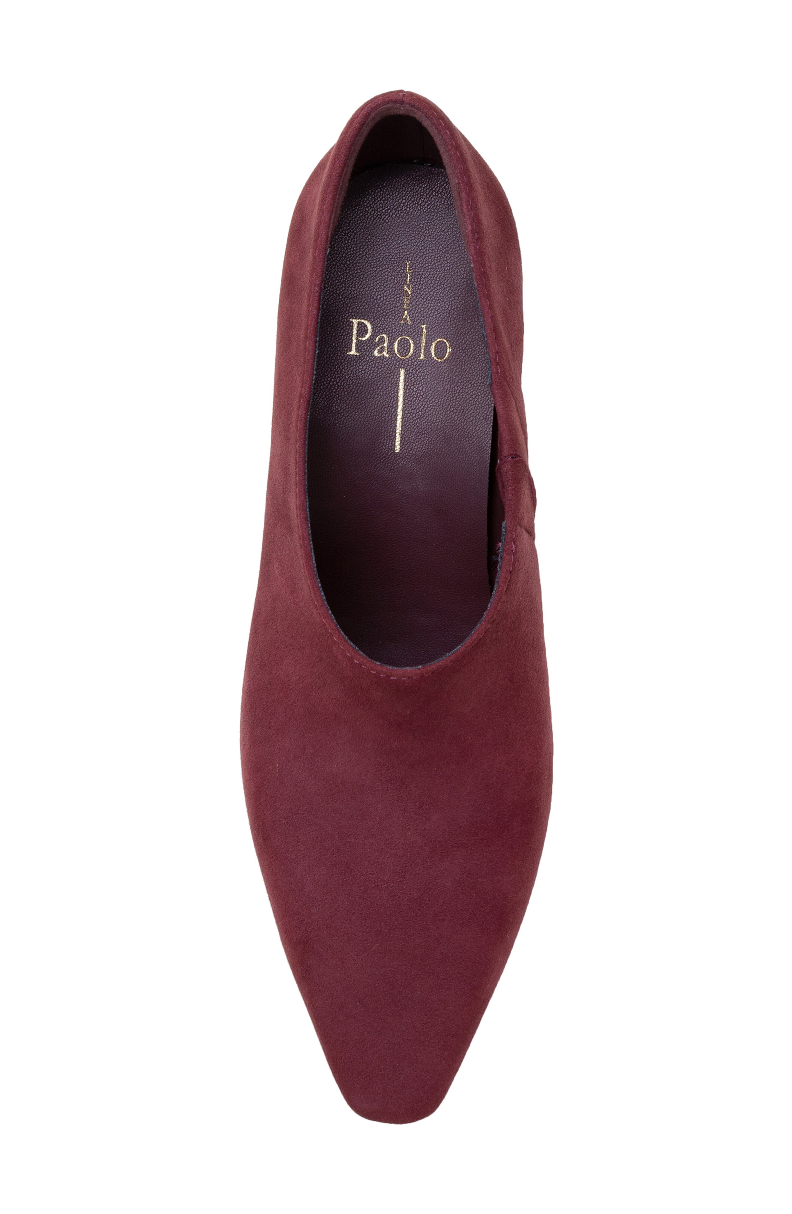 Simone Bootie, Alternate, color, DARK BURGUNDY