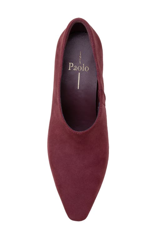 Linea Paolo Simone Bootie In Burgundy