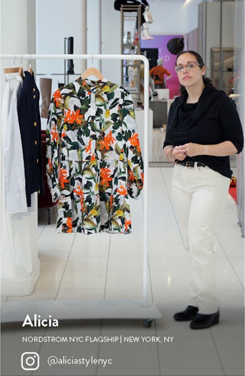 Cailin Floral Print Minidress, sales video thumbnail