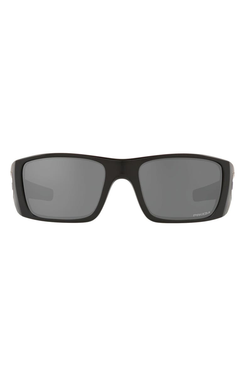Oakley Fuel Cell 60mm Prizm<sup>™</sup> Rectangular Wrap Sunglasses, Main, color,