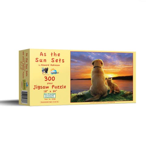 As the Sun Sets 300 piece Jigsaw Puzzle for Adults