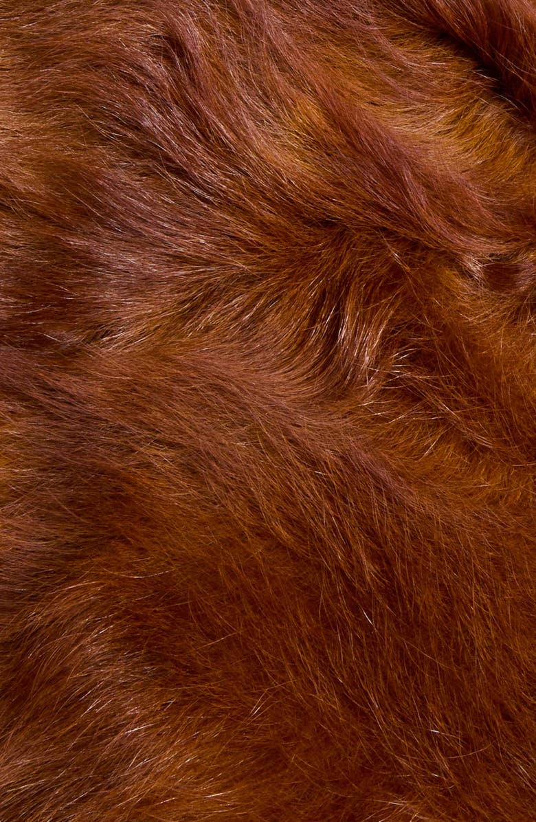 Valentino Genuine Curly Shearling Coat, Alternate, color,