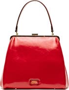 Frances Valentine Katherine Frame Leather Handbag