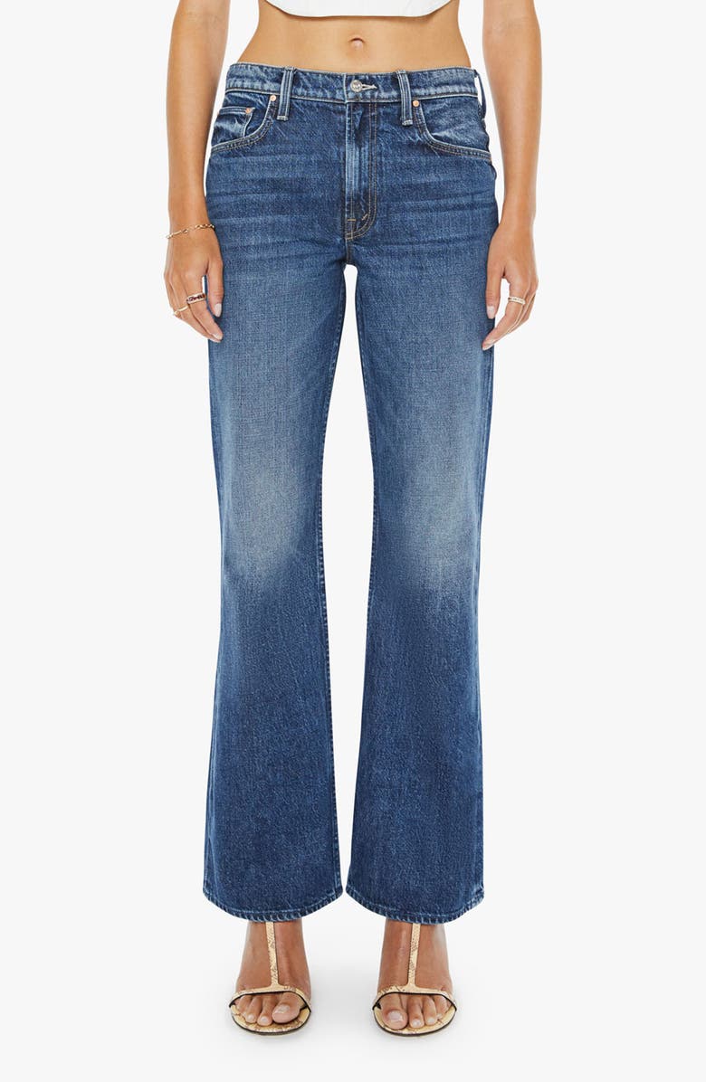 MOTHER The Bookie Skimp Mid Rise Bootcut Jeans, Main, color, Did You Bring Me Anything
