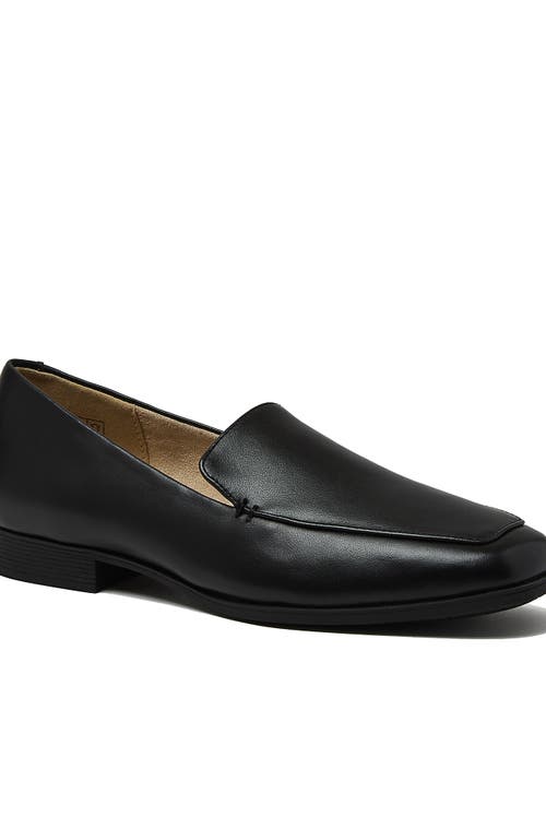 Lands' End Classic Leather Loafers In Black Leather